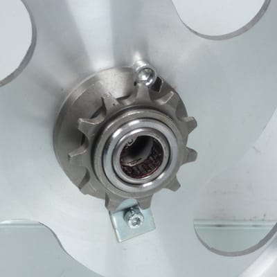 rsm aluminium transmissiepoelie voor bromfiets mbk 51 club ellips 11 tanden nieuw