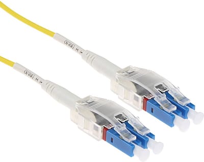 ACT 0,5 meter Singlemode 9/125 OS2 Polarity Twist patchkabel met LC connectoren