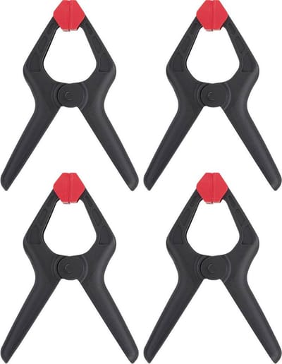 TOOLCRAFT 1611470 Veerklem Spanbreedte (max.):40 mm Afmeting, lengte: 115 mm Afm. werkbereik:50 mm