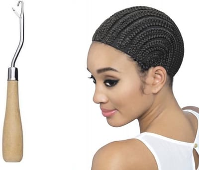 Combo_Cornrow cap + Latch hook