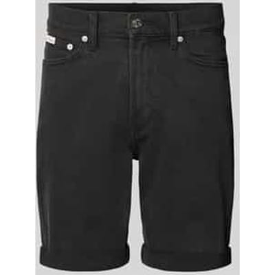 slim fit korte jeans van katoenmix