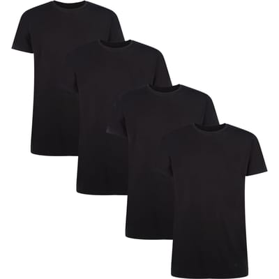 Bamboo basics T-shirt RUBEN Verpakking van 4