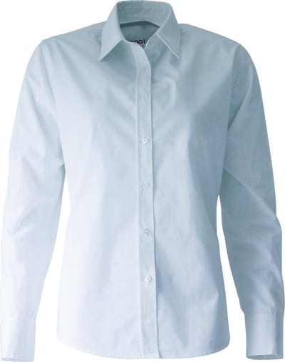 MOOI! Company - Dames Blouse - Frederique - 100% Katoen - Kleur Light Blue - Maat XS