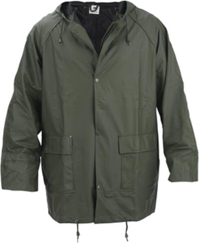 Regenjas SafeWorker Palau pu-flex, groen, maat XL