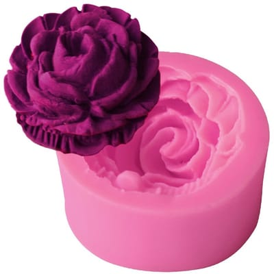 Dailygoods- Cakevorm 3D Roos - Siliconen Bakvorm - Fondant Mal - Snoep/Chocolade Maken - Herbruikbaar - Antiaanbaklaag - Bakmal
