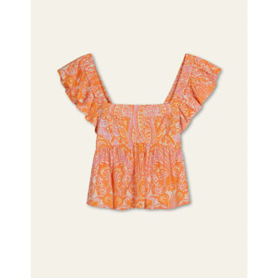 Oilily Balua Tangos Top- maat40 Oranje Crush