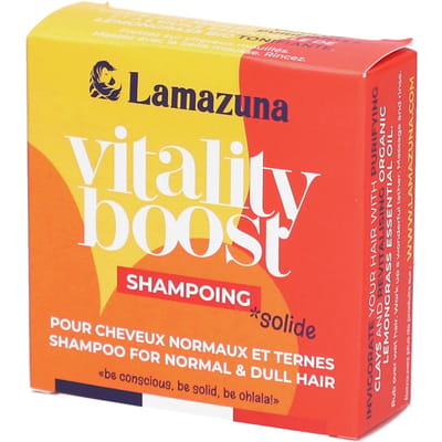 Lamazuna Shampoo bar normal hair - vitality boost 70 Gram
