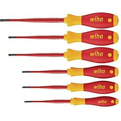 WIHA schroevendraaierset 3251TRK6, TX-BO, 6-delig, geïsoleerd, chroom-vanadium-molybdeenstaal, meer-componentengreep