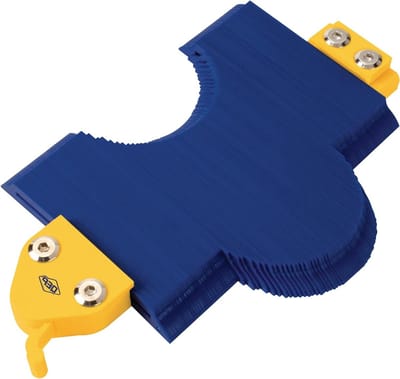 Contour Mal - Vorm Duplicator - Tegels Markeren - Roestvrij Plastic - 6 Inch