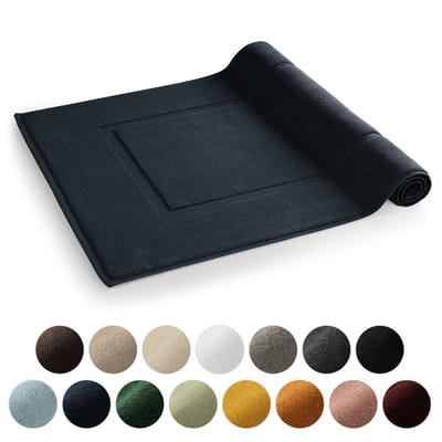 Blumtal 2 Badmatten - Zachte en Absorberende douchemat - 50 x 80 cm - Donkerblauw