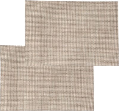 Secret de Gourmet Texaline placemat - Set van 4x stuks - lichtbruin - 50 x 35 cm - Tafel Onderleggers