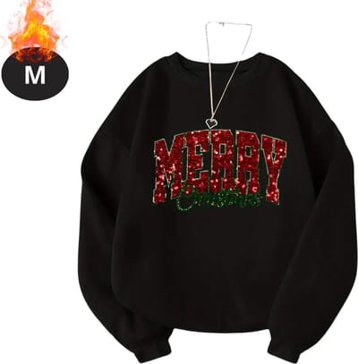 Bovista Kersttrui - Dames - Foute Kersttrui - Christmas Sweater - Kerst Sweater - Christmas Jumper - Pyjama - Zwart - M