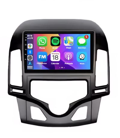 Autoradio 2/32 met Carplay en Android auto | Geschikt voor Hyundai i30 2006-2011 | Radio scherm met Navigatie | 2006 2007 2008 2009 2010 2011