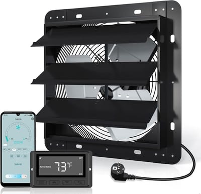 300 mm afvoerventilator met wifi-app en draaistroom EC motor voor optimale ventilatie