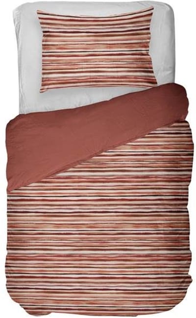 Kayori Ona Dekbedovertrek - Eenpersoons - 140x200/220 cm - Rood