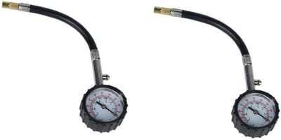 Bandenspanningsmeter - Autobanden Tester - Bandenspanning Controleren - Mechanisch 100 PSI - 26 x 12 x 6 cm - Zwart