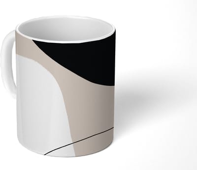 Mok - Koffiemok - Vormen - Abstract - Design - Mokken - 350 ML - Beker - Koffiemokken - Theemok