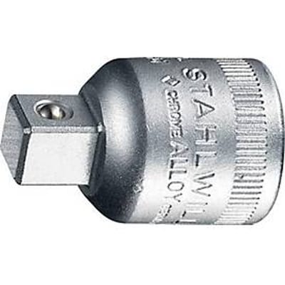 Stahlwille Reductiestuk 513 Aandrijfvierkant 1/2″ Uitgaand vierkant 3/8″ Lengte 38,5 mm - 13030002
