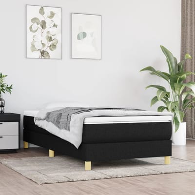 vidaXL - Boxspring - bed - 80x200 - cm - stof - zwart
