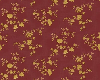A.S. Création behang 95485-4 klassiek rood met goude bloemen