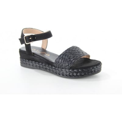 Unisa Gabir ks black dames sandalen gekleed