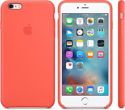 Apple - Siliconen Hoesje - iPhone 6/6s Plus - Apricot