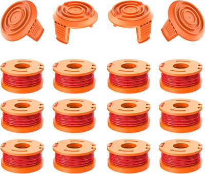 Grastrimmer Spoelen - Reserveonderdelen - Gazon Onderhoud - Duurzaam Polyamide - 12 Stuks - Zwart
