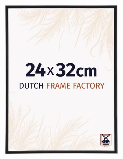 Fotolijst 24x32 cm - Kunststof - Zwart Mat - Angers