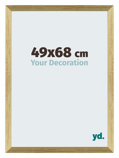 Your Decoration - Puzzellijst 49x68 cm - Goud Glans - Puzzellijst 500-1000 stukjes - MDF Fotolijst - Mura