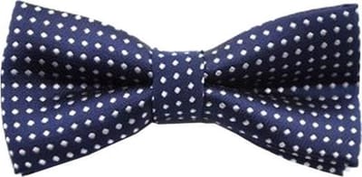 Fako Fashion - Kinder Vlinderstrik - Vlinderdas - Kinderstrik - Strik - Stipjes - 10cm - Navy Blauw