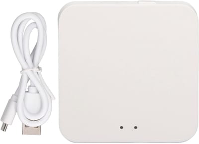 Wifi Gateway Hub - Smart Home - Apparaat Bediening - Zigbee Ondersteuning - 9 x 6 x 6 cm - Wit