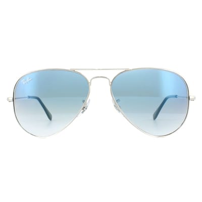 Ray-Ban RB3025 003/3F - Aviator (Gradient) - zonnebril - Zilver / Lichtblauw Gradiënt - 62mm