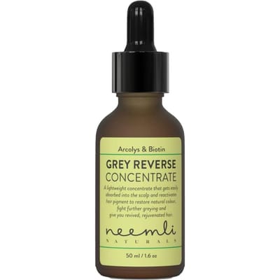 Neemli Naturals Arcolys and Biotin Grey Reverse Concentrate 1.6 fl oz 1.6 Fl Ounce black