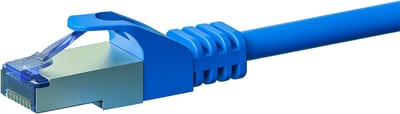 Danicom CAT6a S/FTP (PIMF) patchkabel - 2 meter blauw - netwerkkabel - internetkabel - UTP kabel - RJ45 - 10000 mbit/s
