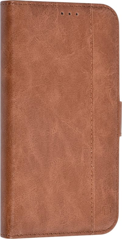 Multimedia & Accessoires PU Lederen Premium Protective Book Case Hoesje geschikt voor Apple iPhone 15 Plus – Bruin - Portemonnee – Met Stand – Kaarthouder – Pasjes Houder – 3 Pasjes - Magneet Sluiting – Bookcase