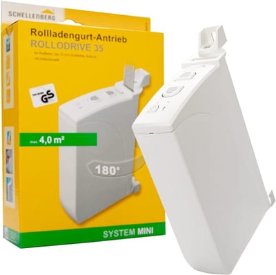 Schellenberg ROLLODRIVE 35 Mini elektrische bandoproller voor rolluikoppervlakken tot maximaal 4 m²