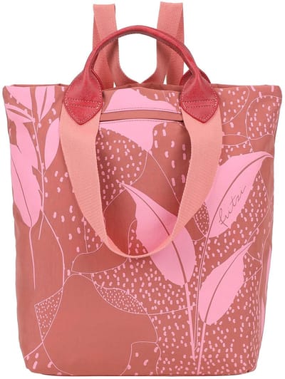 Fritzi aus Preußen schoudertas vrijetijdsrugzak JU Limited Leaves Lighty Red Wine rood