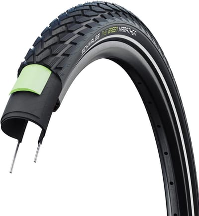 Stadsfietsband 700C Performance met GreenGuard - Antilek Fietsband Zwart