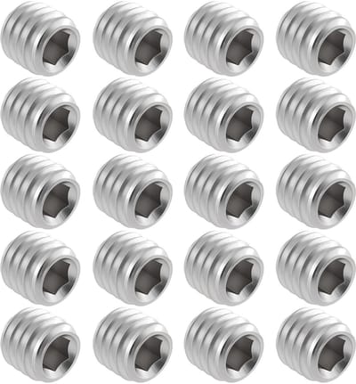 Dailygoods- Antenne Schroeven 20 Stuks - 10#-32 x 3/16 - Compatibel met Wilson 880-900911/W1000/W500 - Zeskantaandrijving - Metaal - Veilige Bevestiging - Montageschroeven