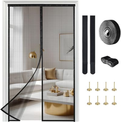 ZMR® Horrengaas - Horren - Raamhor - Zwart - 90cm x 200cm x 1cm