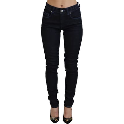 Skinny Donker Gewassen Jeans