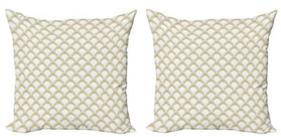 ABAKUHAUS Art Deco Kussenhoes – 45x45 cm – Dubbelzijdige druk – Rits