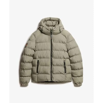 Superdry - Sportieve Capuchon Pufferjas - Heren - Gewatteerde jassen