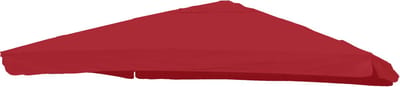 Vervangingshoes voor zweefparasol MCW-A96 met klep, parasolhoes, 3x3m (Ø4,24m) polyester 3kg ~ bordeaux