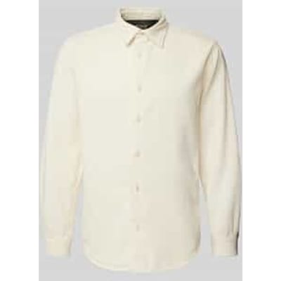 Regular fit corduroy overhemd met kentkraag, model 'TRISTAN'