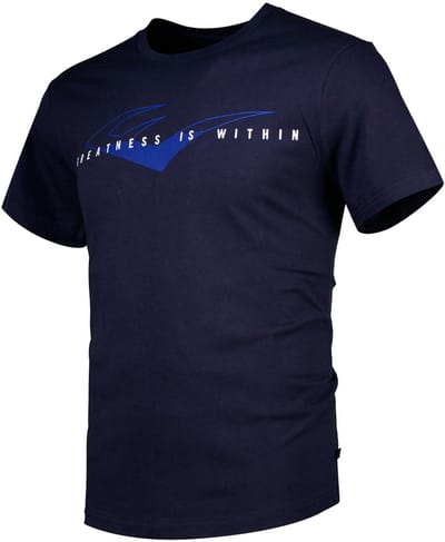Everlast Jersey T-shirt Met Korte Mouwen Blauw S Man