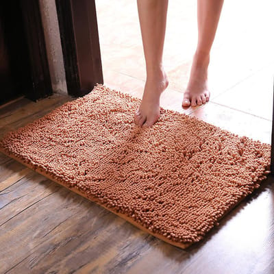 Verdikt Microvezel Chenille Vloermat Tapijt Badkamer Badkamer Absorberend Antislip Mat Deurmat Vloermat 40 * 60 encryption