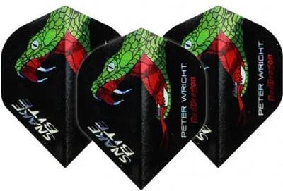 Red Dragon Peter Wright Snakebite Holographic Flight - Dart Flights