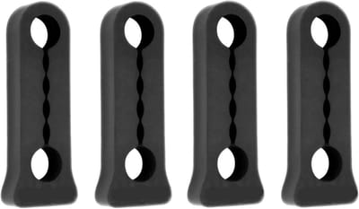 Auto Deur Demper - Geluidsisolatie Seal - Rijgeluid Dempen - Duurzaam Rubber - 4 Stuks - Zwart