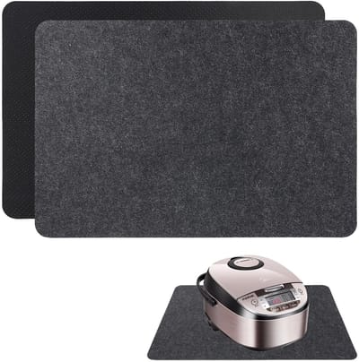 Dailygoods- Hittebeschermingsmat 30 x 45 cm - Vuurvaste Onderlegger - Brandwerende Deken - Onderleggers voor Friteuse/Magnetron - Flexibel/Duurzaam